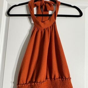 Free People Smocked Halter